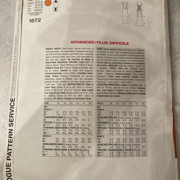 Vogue pattern - Picture 3 of 3